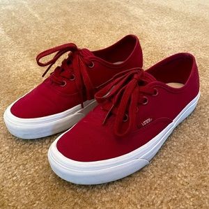 Vans shoes size Mens 4.5 / Women’s 6 color Red